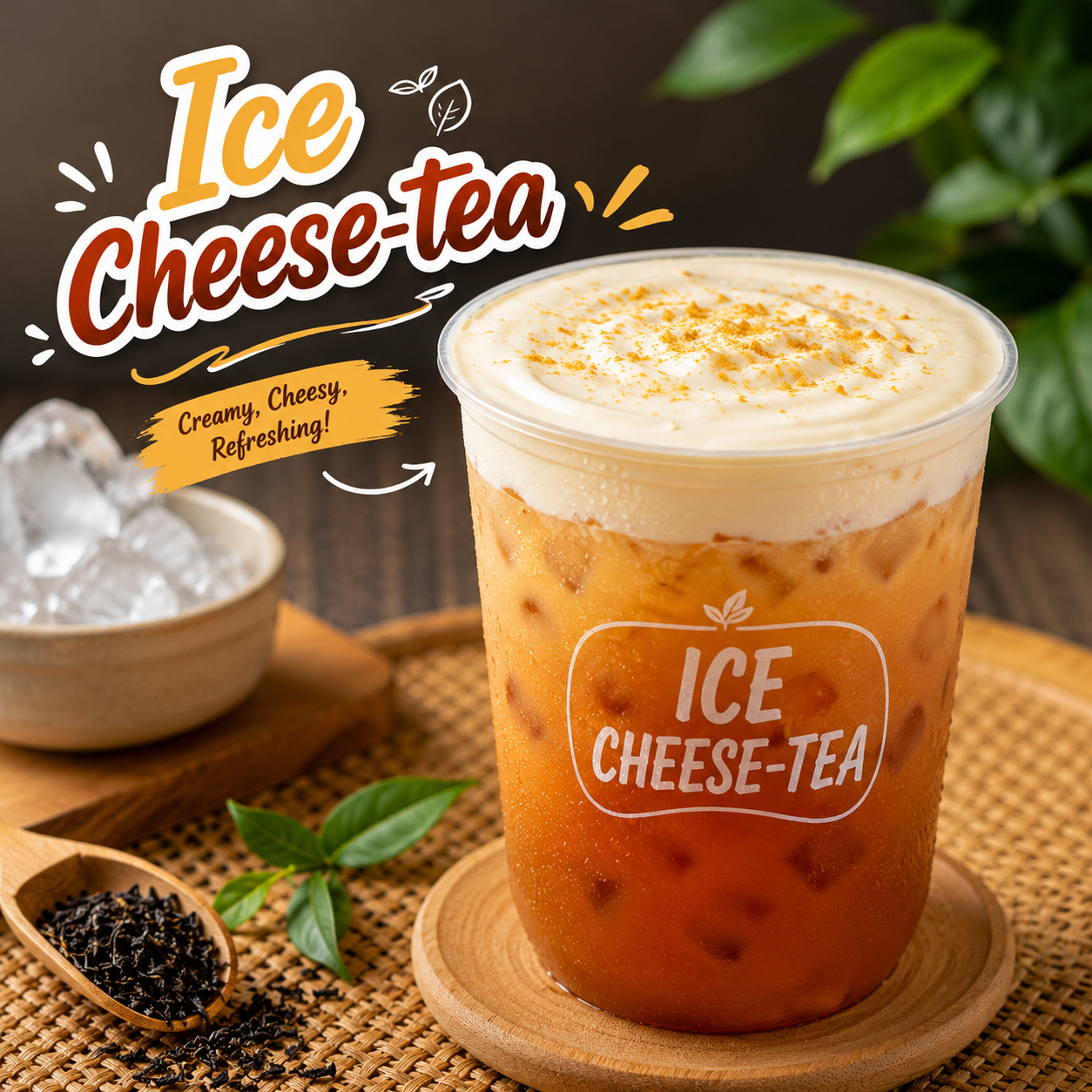 Ice Cheese-tea dari Kedai Kopi Bersahaja